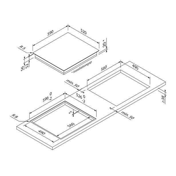 Thumbnail: BLAUPUNKT 60CM INDUCTION COOKTOP (BLACK) SKU AP-5IE64252AU