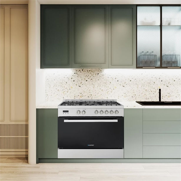 Thumbnail: BLAUPUNKT 90CM FREESTANDING OVEN (STAINLESS STEEL) SKU AP-5RC91490AU