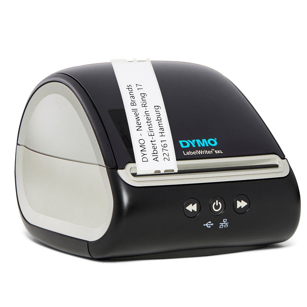 Actual DYMO LabelWriter 5XL label printer — individual model photograph on clean white product background