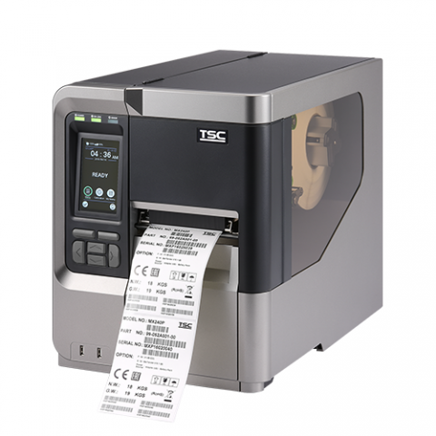 Genuine model-associated TSC MX641P barcode printer photograph