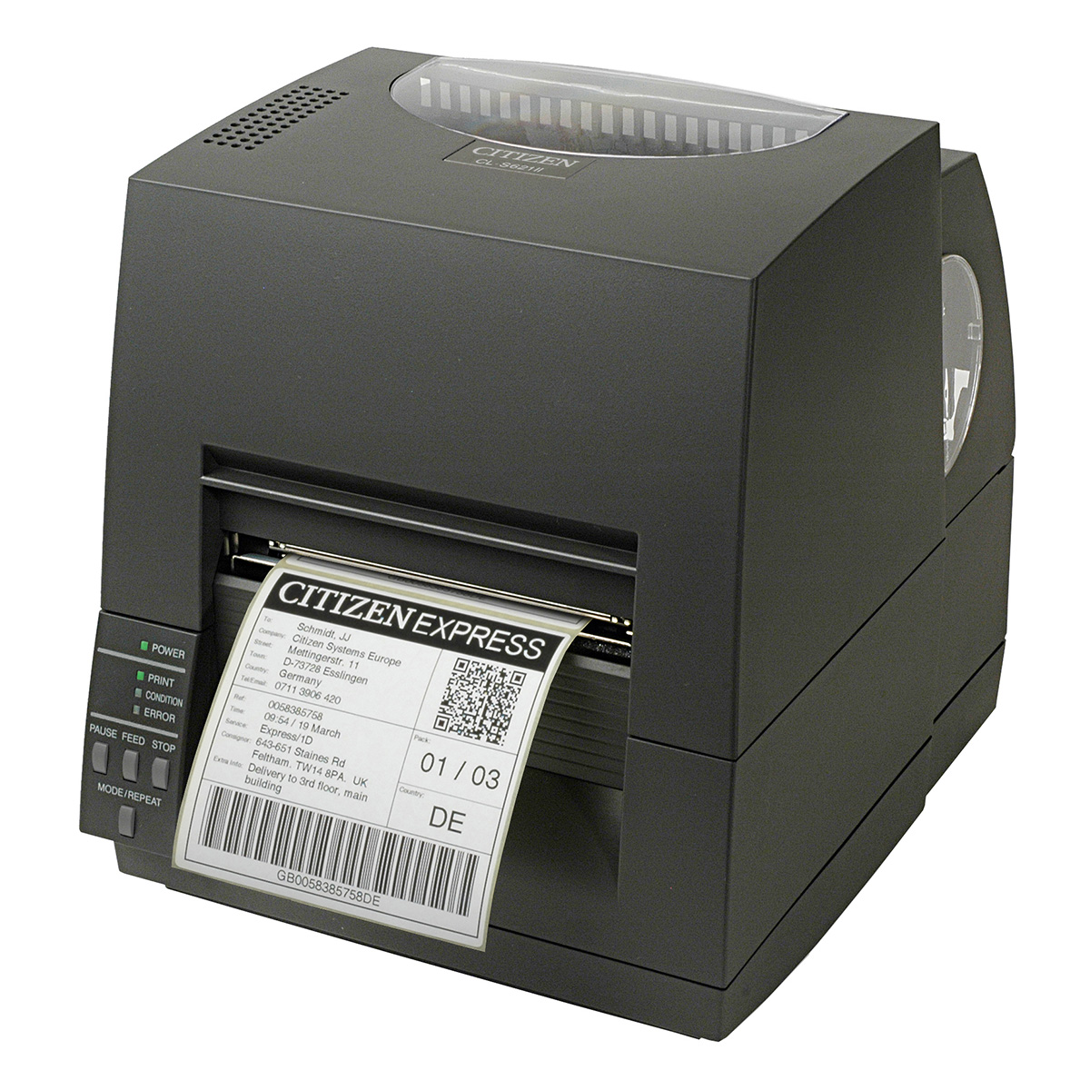 Citizen CL-S621II barcode printer official product photo