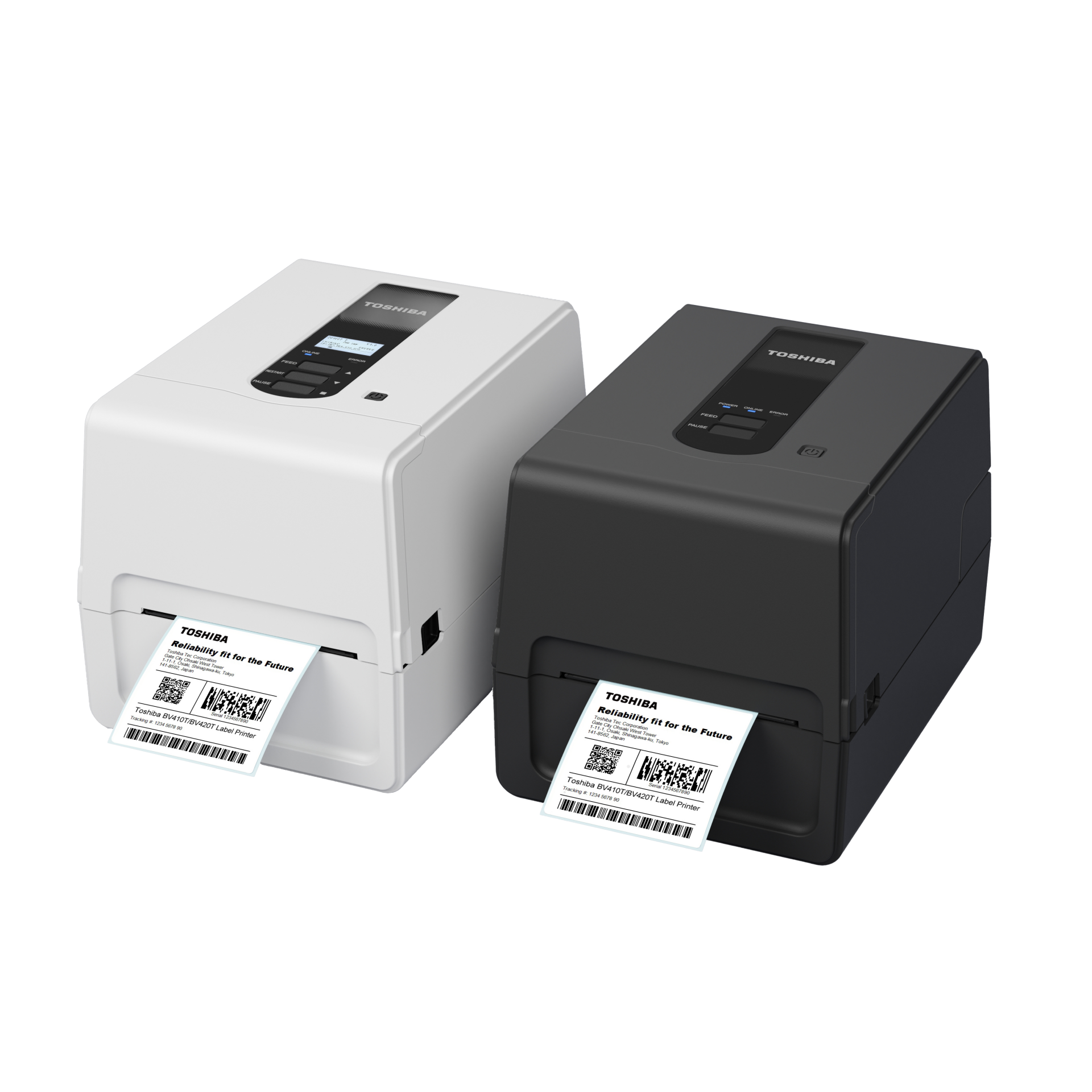 Toshiba TEC BV410T barcode printer — BV400T family representative image