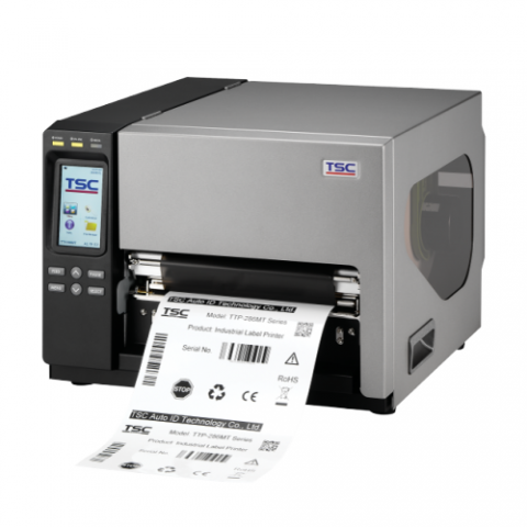 Genuine model-associated TSC TTP-384MT barcode printer photograph