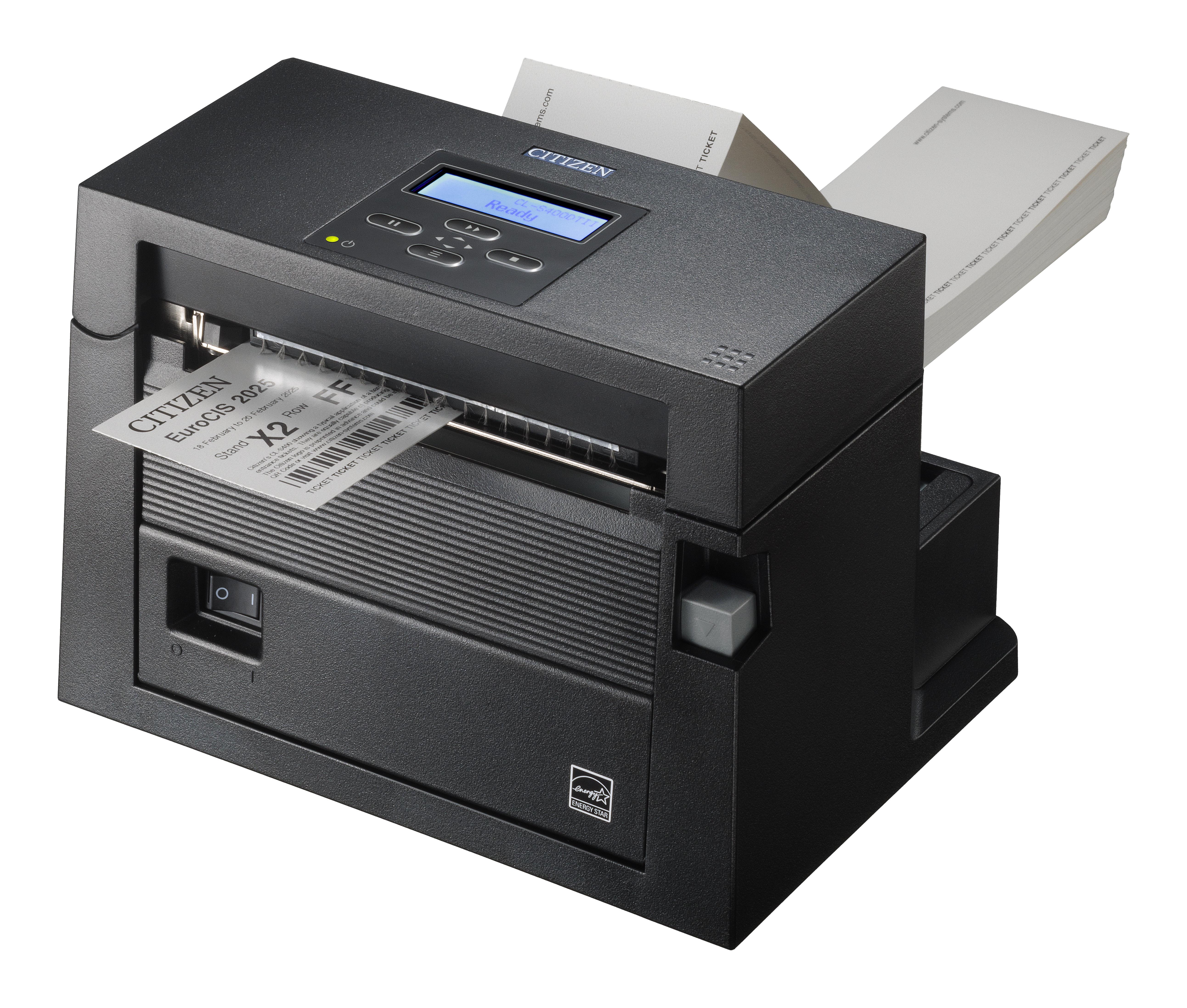 Citizen CL-S400DTII barcode printer official product photo