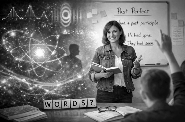 From Deterministic Grammar to Probabilistic Language: A Quantum-Inspired Perspective for English Teachers