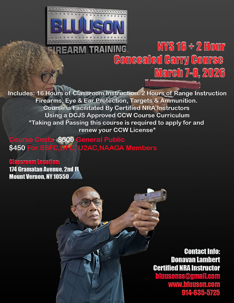 NYS 16 + 2 Hour Concealed Carry Course