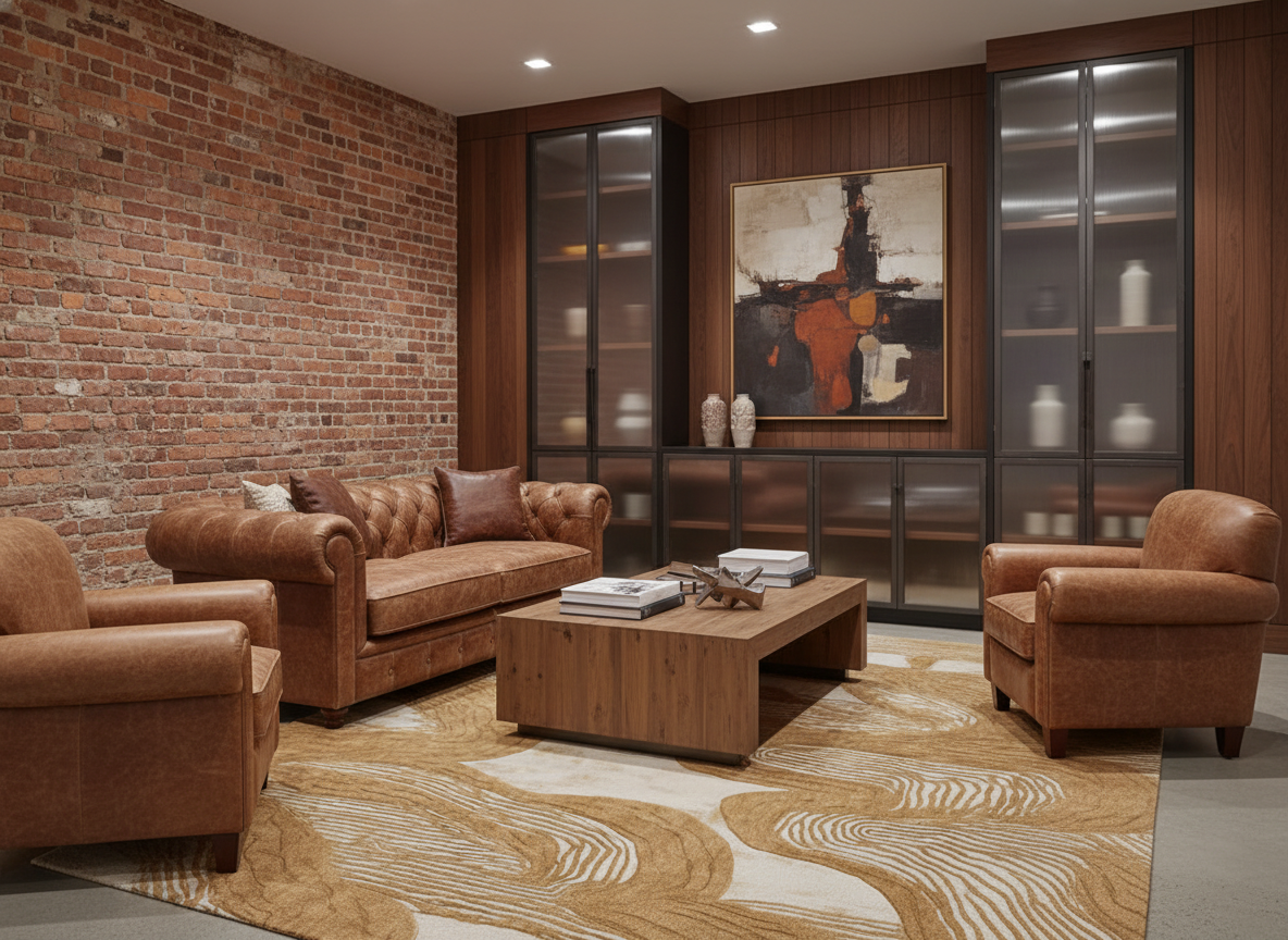 Cigar Smoke Golden Rug