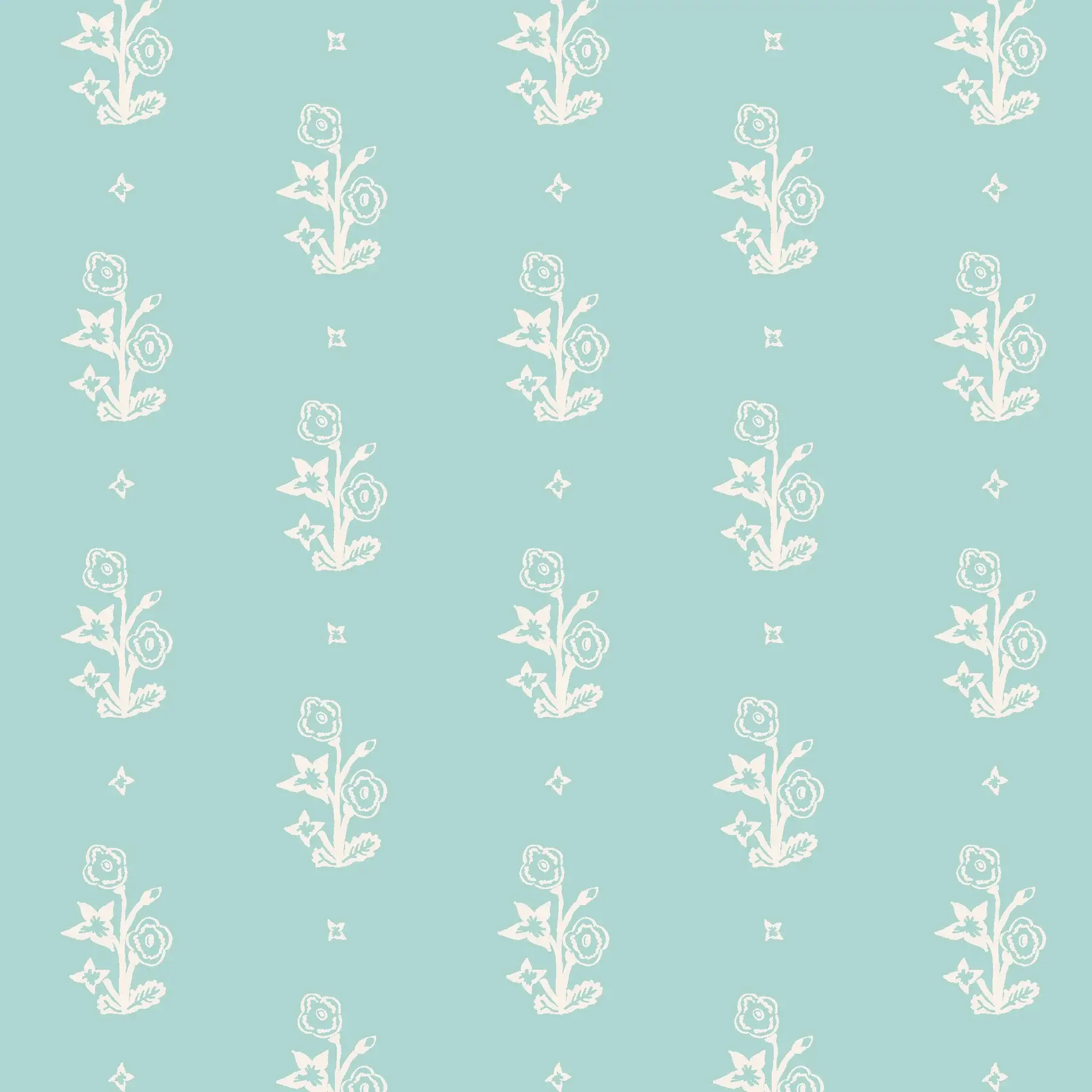 MAB Studio - Petite Gypsy Star Seaglass Wallpaper