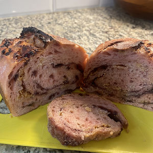 Strawberry and Cream Sourdough