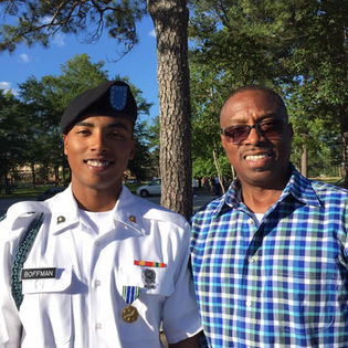 Daryl Boffman Sr and Jr. Military Photo