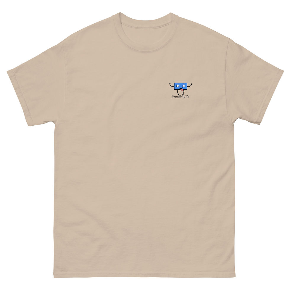 Thumbnail: FeedMyTV Front Logo Unisex Classic Cotton T-Shirt
