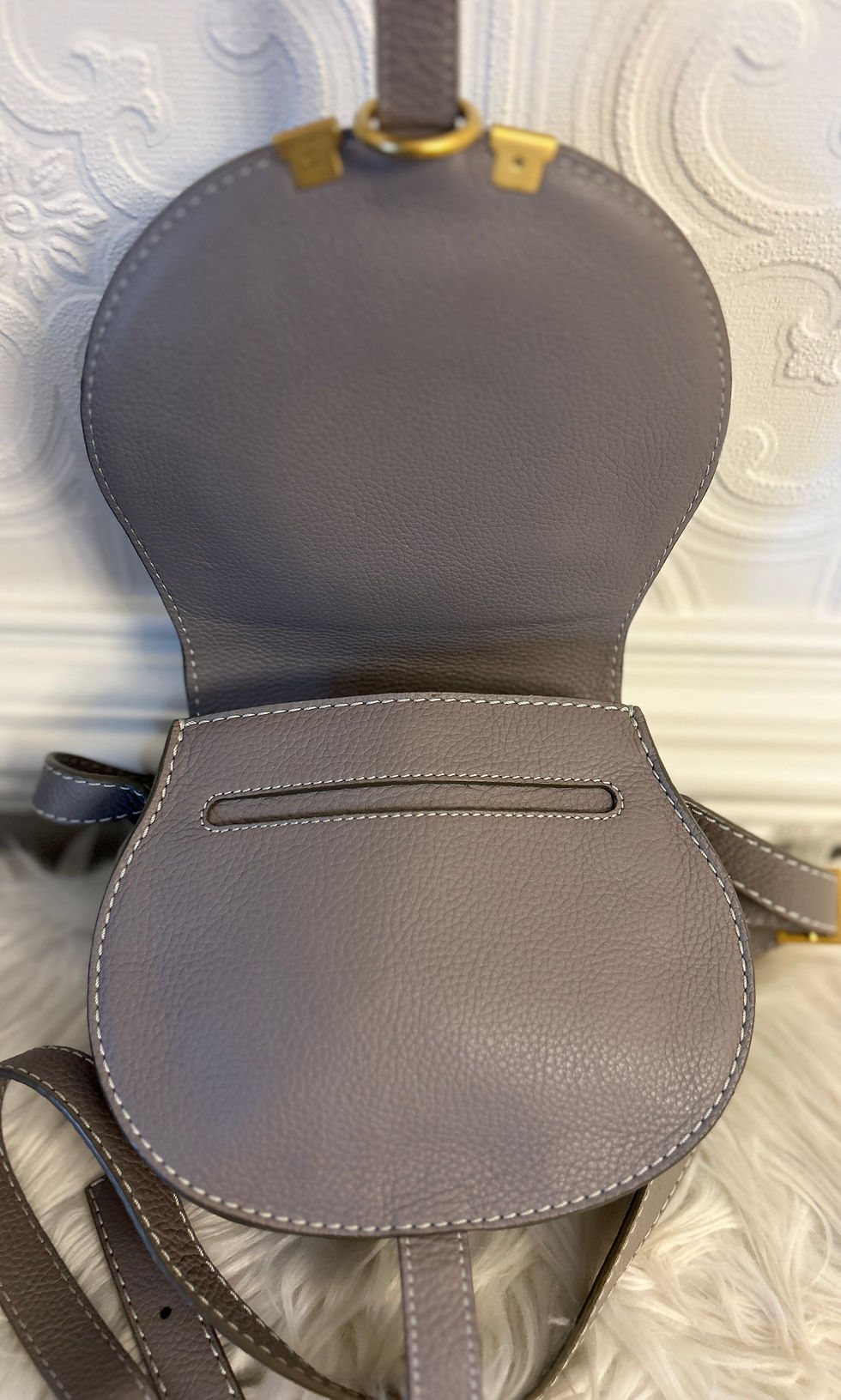 Thumbnail: Chloe' Marcie Small Saddle Bag
