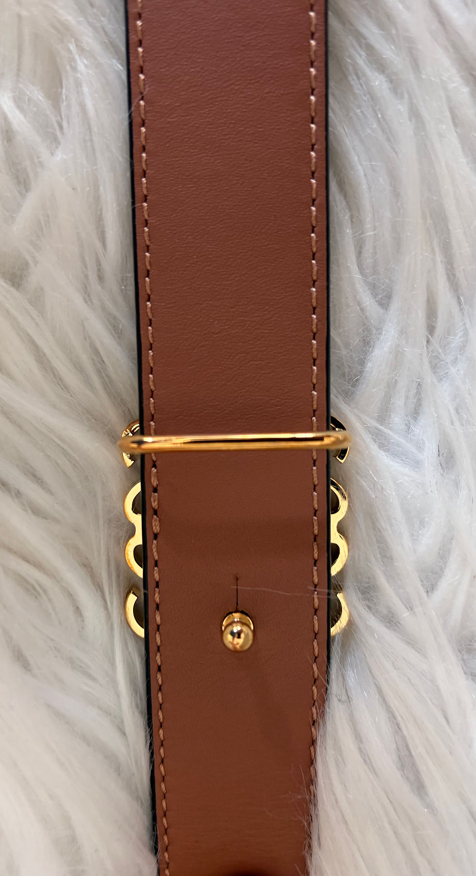 Thumbnail: Loewe Anagram Reversible Leather Belt, Size 80 