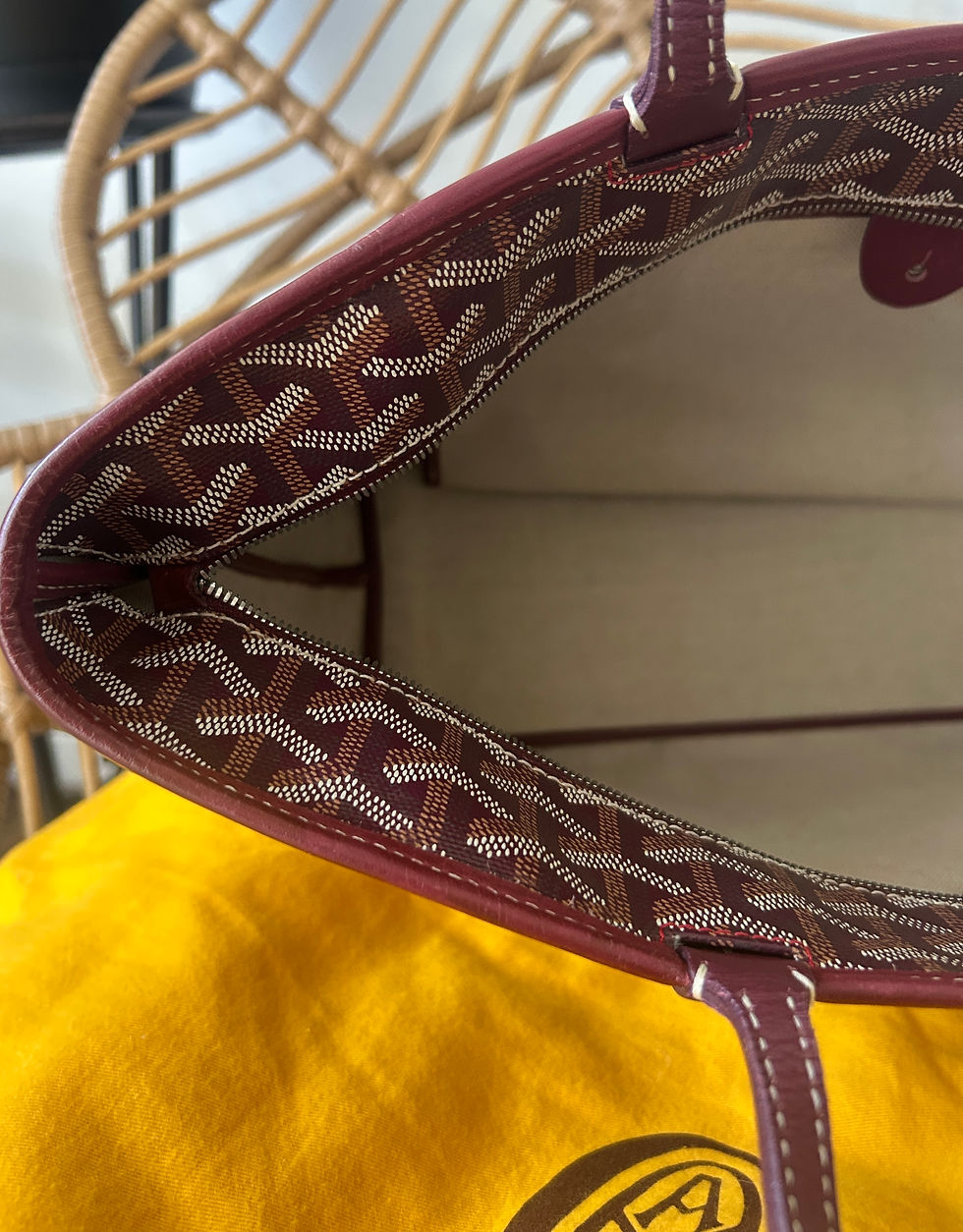 Thumbnail: GOYARD Artois PM in Bordeaux with dust bag and COA