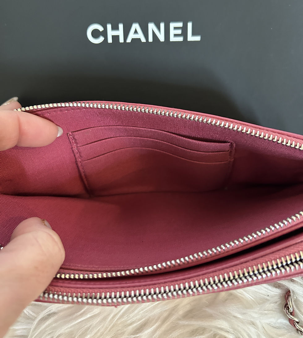 Thumbnail: CHANEL Camellia Double Zip Crossbody/Shoulder Bag