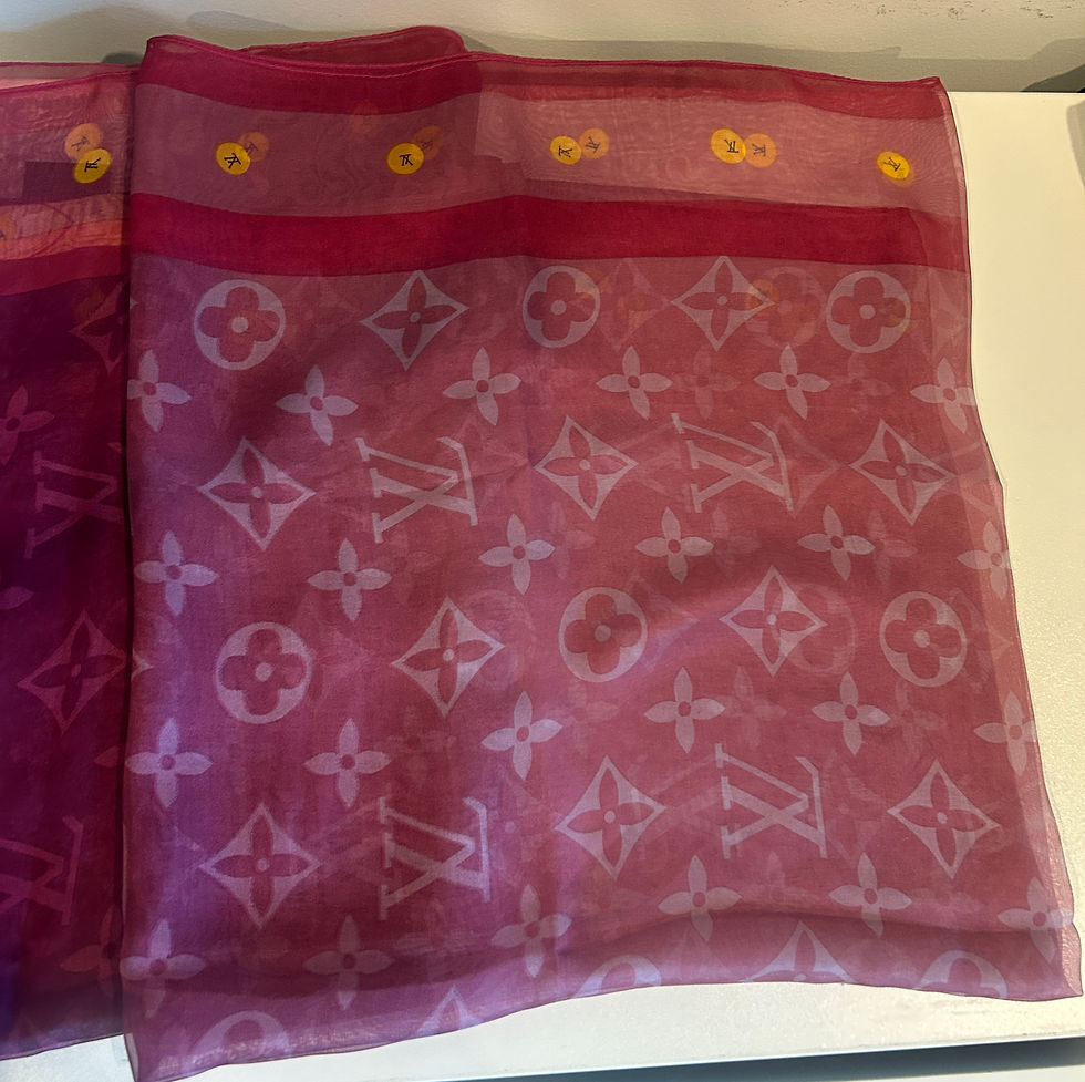 Thumbnail: Louis Vuitton Scarf in Pinks and Purples with Box
