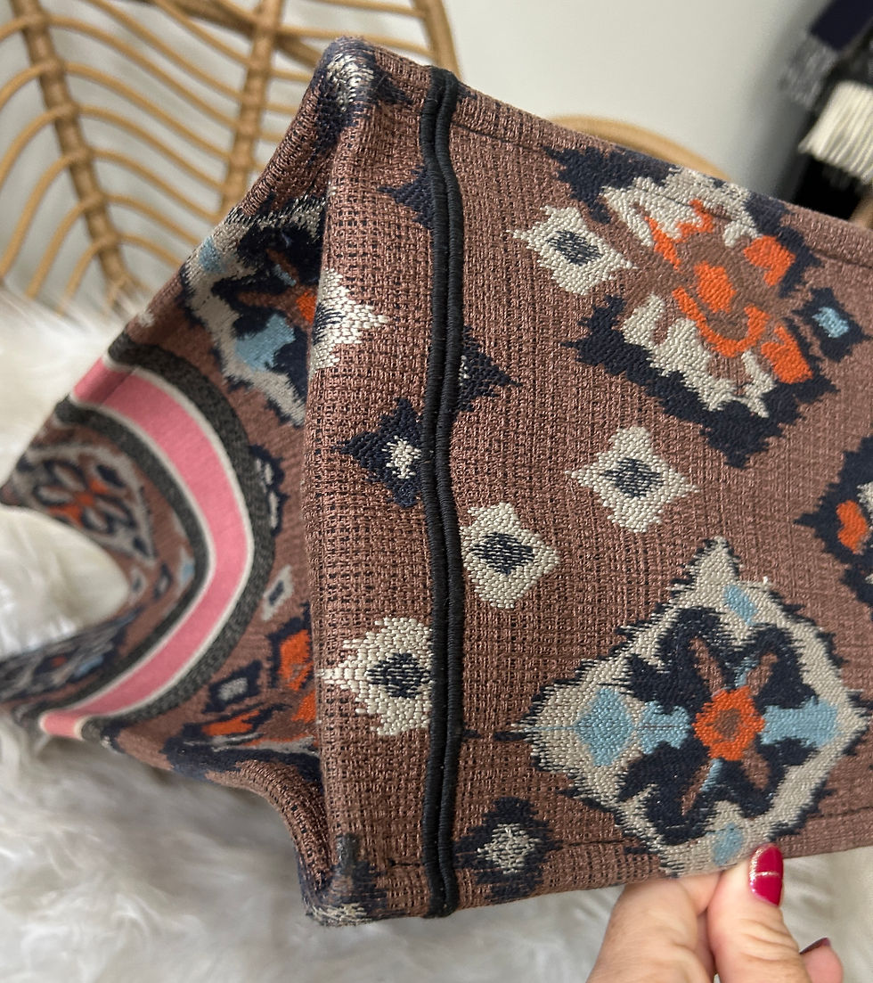 Thumbnail: Christian Dior Book Tote, Large, in Embroidered Jacqquard