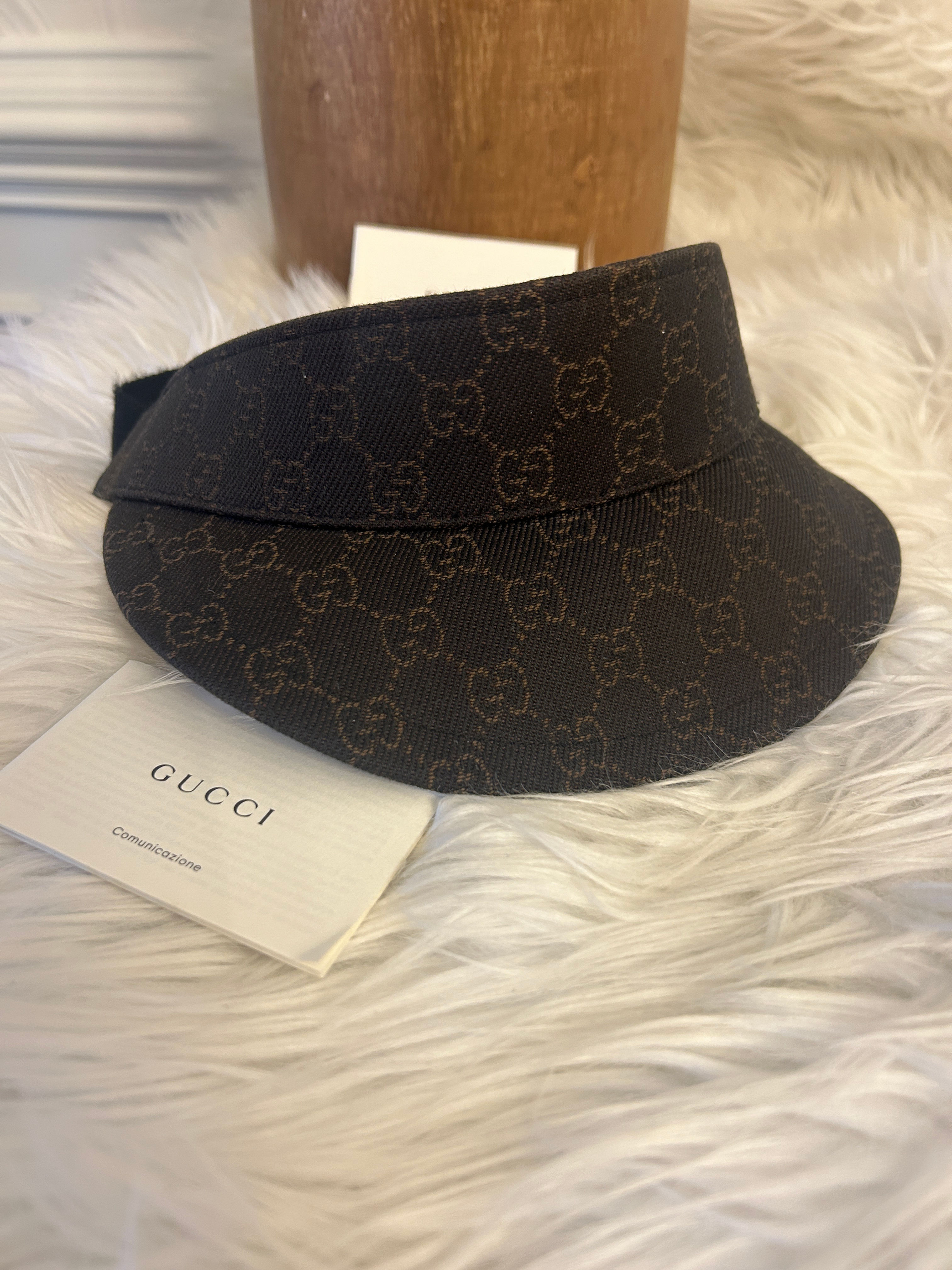 Gucci GG Supreme visor