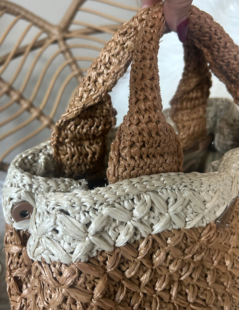 Thumbnail: Prada Raffia White Top Tote  with Original Removable Strap