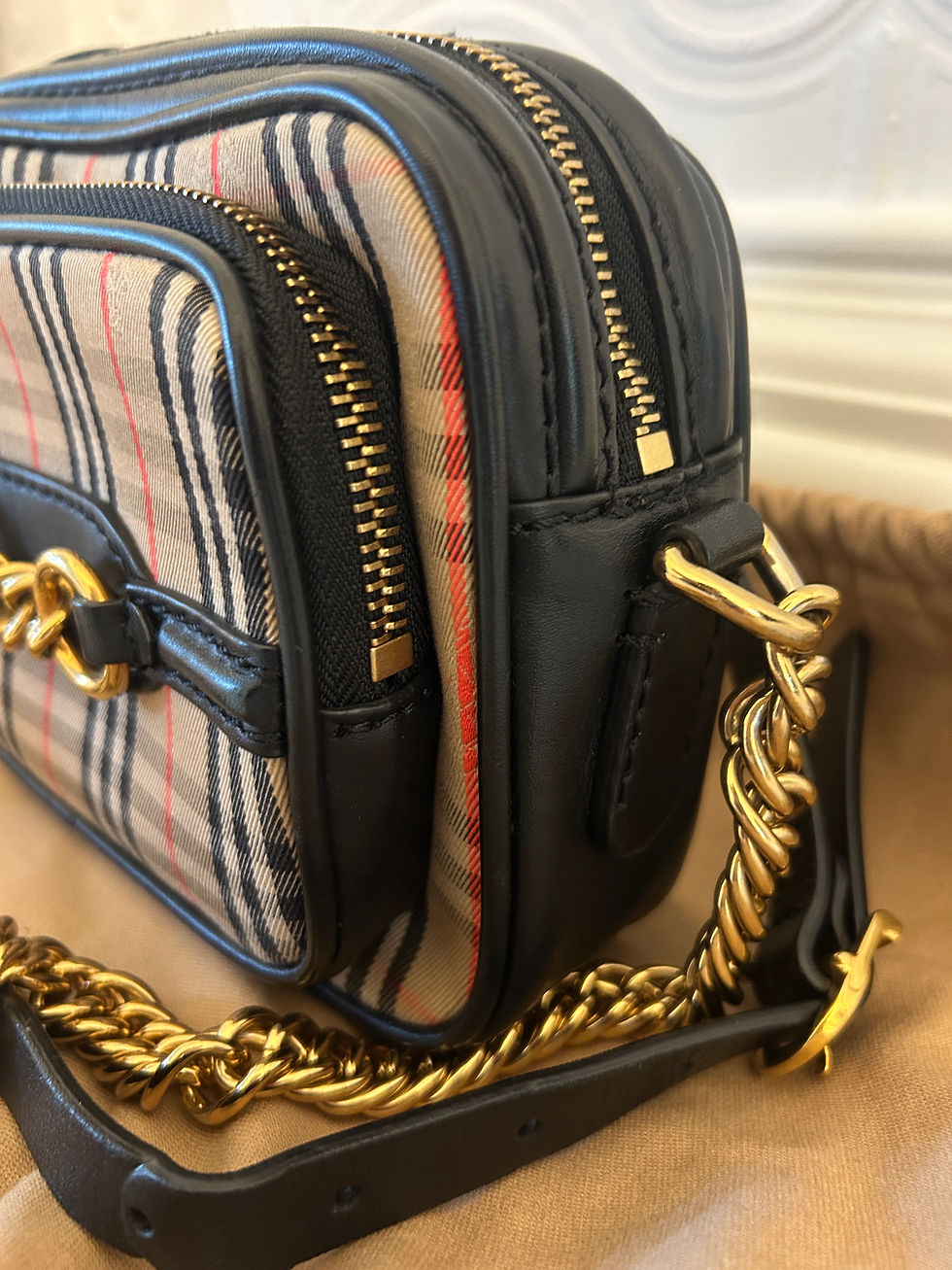 Thumbnail: Burberry  Check Link Camera Bag