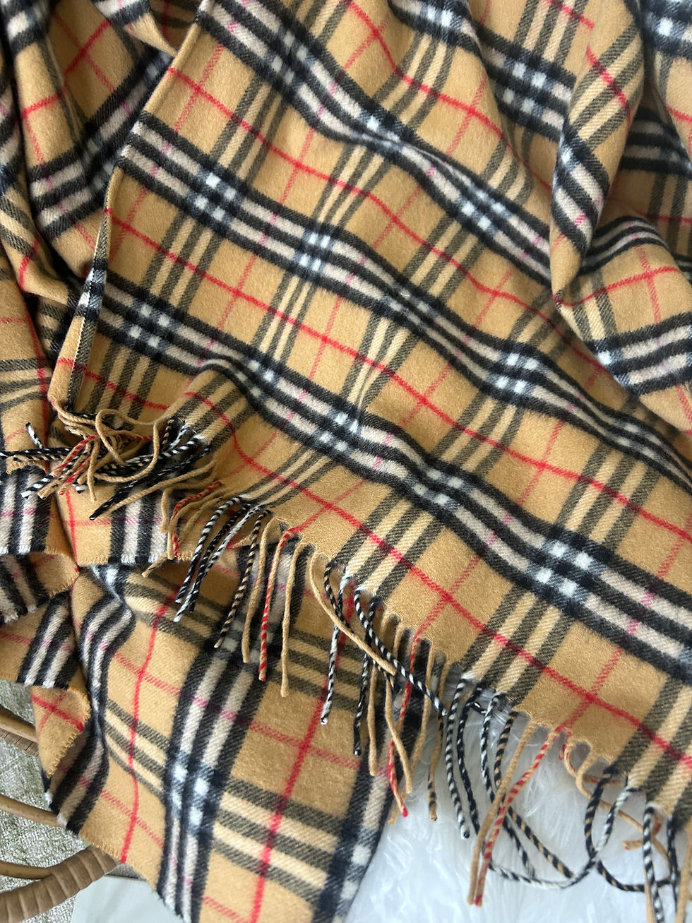 Thumbnail: Burberry 100% Wool Cape Shawl