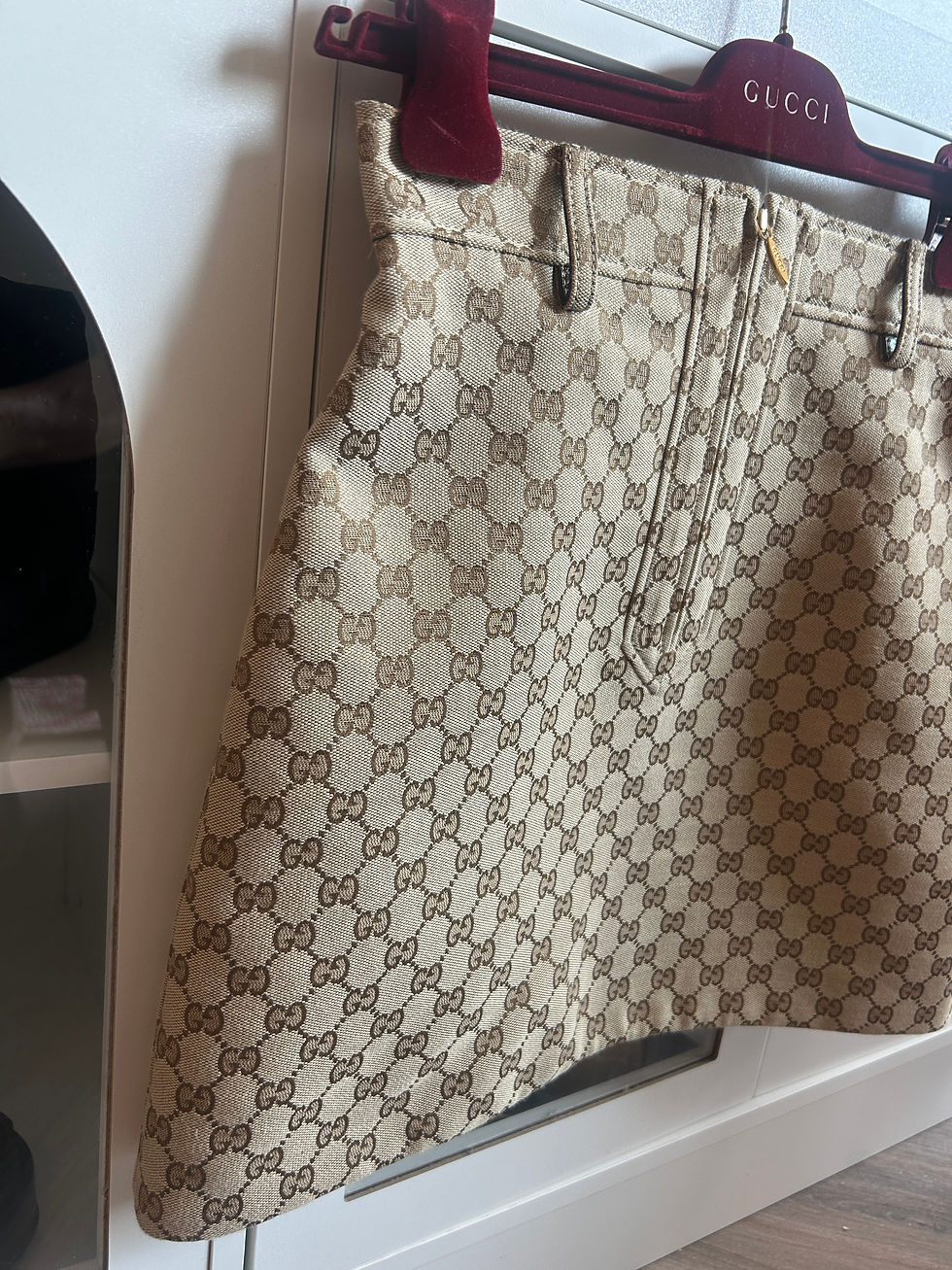 Thumbnail: Gucci GG Supreme Jacquard Skirt-Size 38  (S)