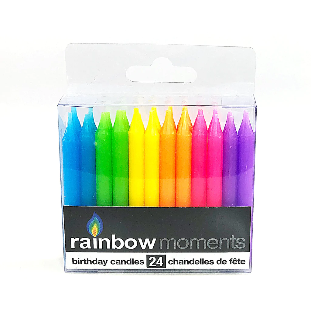 Bougies colorées
