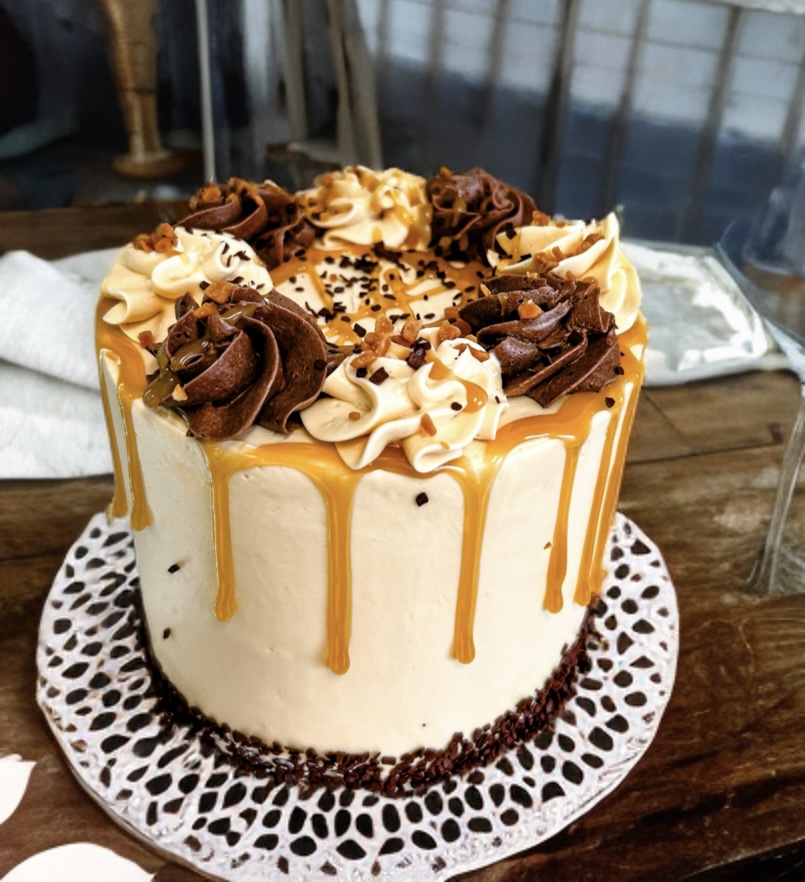 Gâteau choco caramel