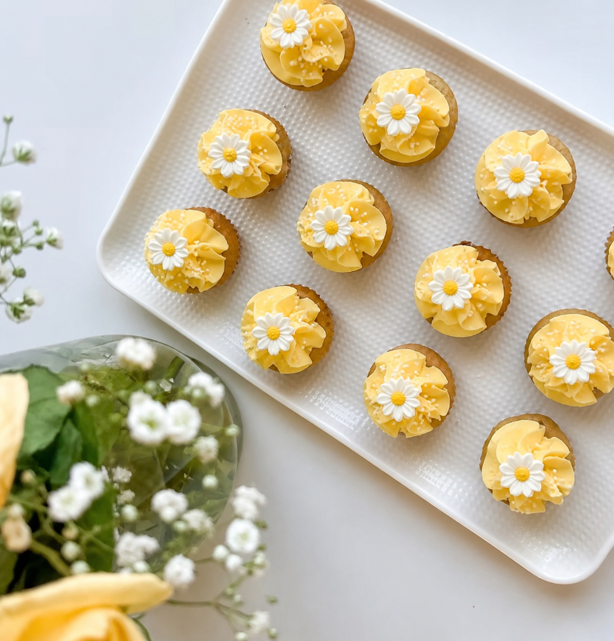 Mini Cupcakes marguerites