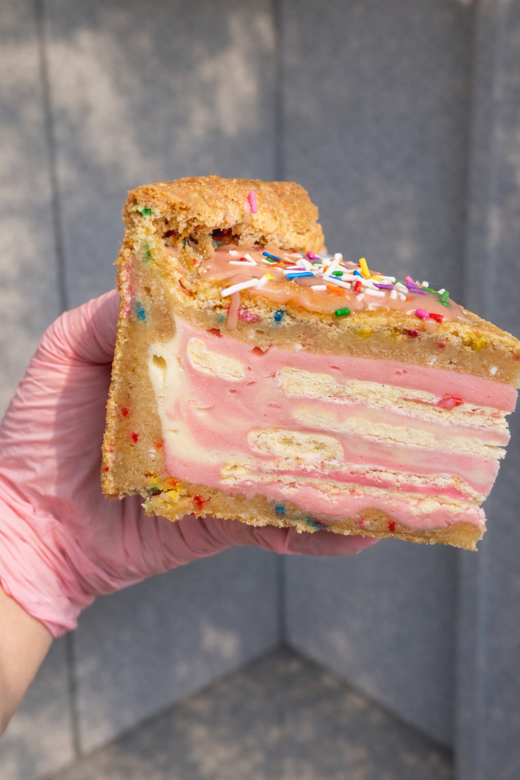 Cookie pie Pop tart milkshake aux fraises