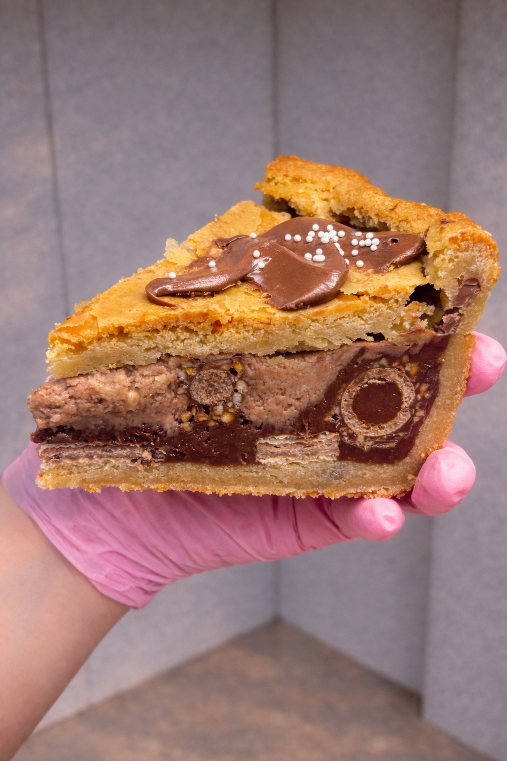 Cookie pie Nutella