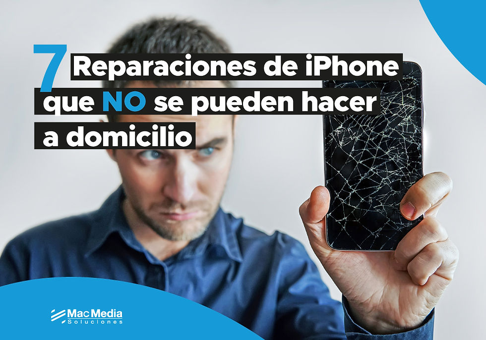 7 Reparaciones de iPhone que NO se pueden hacer a domicilio