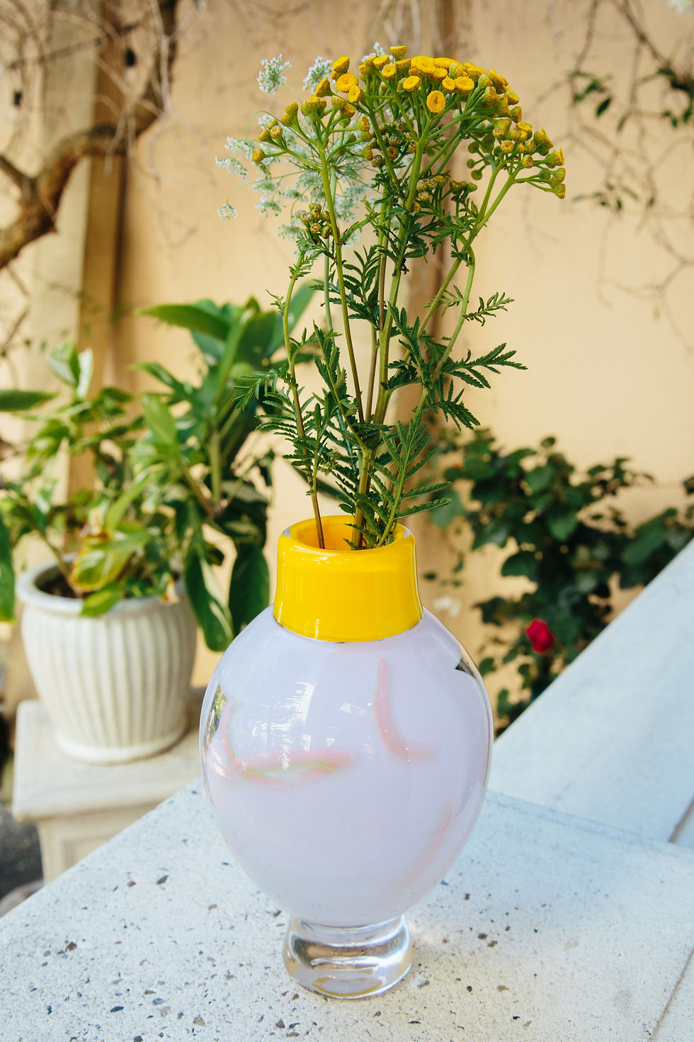Thumbnail: Yellow Necked Vase