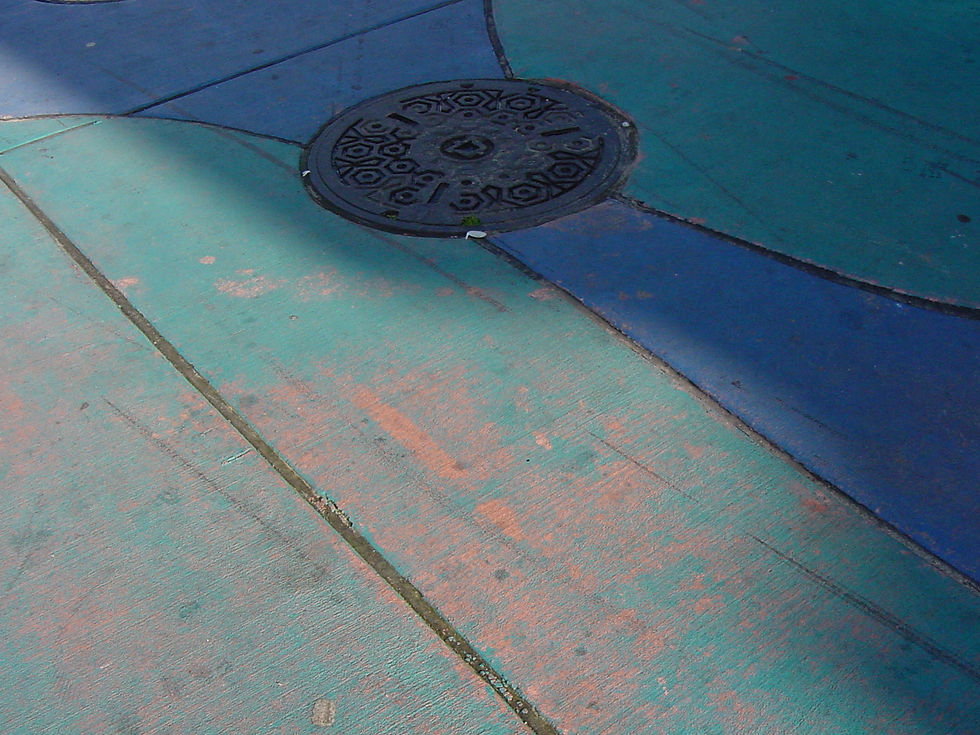 decorative concrete, streetscape