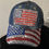 Thumbnail: Distressed Denim BLING HAT Baseball Cap RHINESTONESAMERICAN FLAG