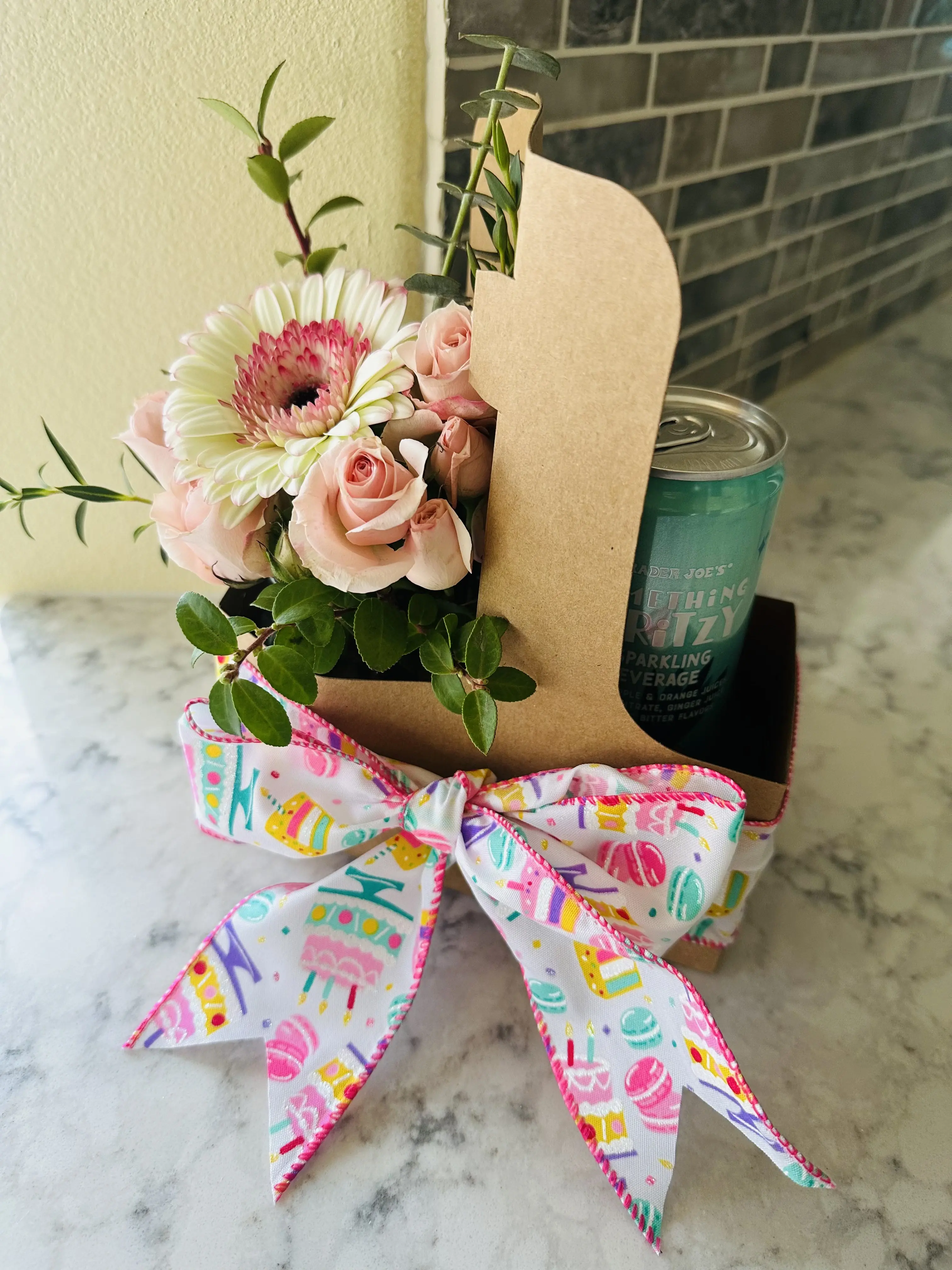 Flower and Drink Box