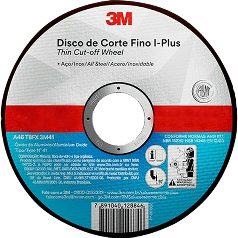 Disco Corte 4 1/2 x1 mm Thin 3M