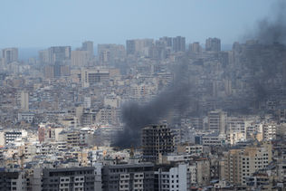 Israelske luftangrep mot Beirut