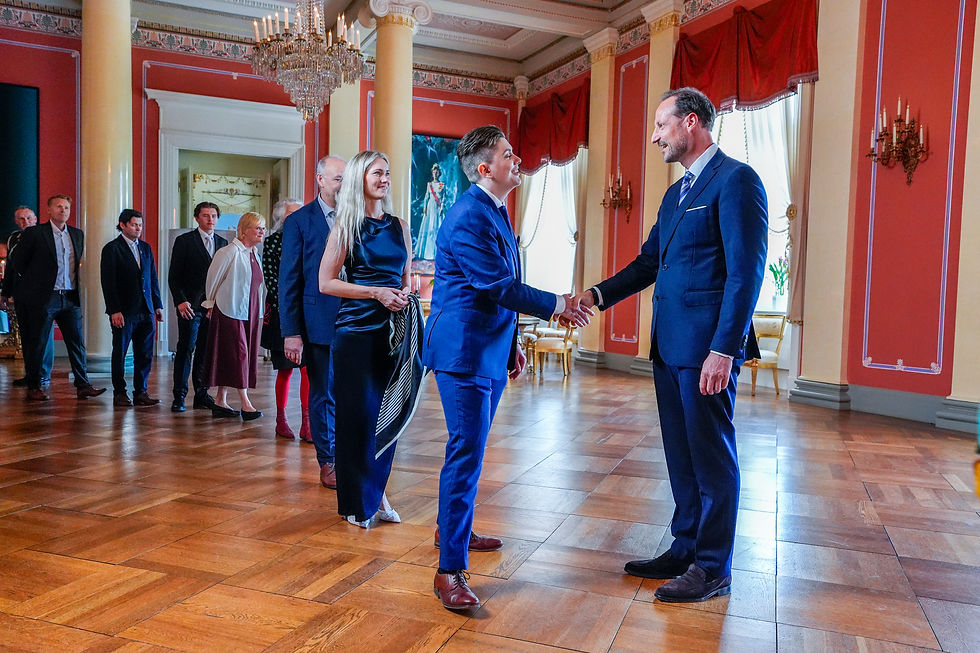 Kronprinsparets Fonds 25-årsjubileum
Oslo 20260611. Kronprins Haakon inviterer til markering på Det kongelige slott i anledning Kronprinsparets Fonds 25-årsjubileum. Foto: Lise Åserud / NTB / POOL