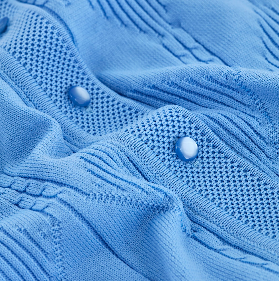 Thumbnail: JM50 John Mills Diamond Pattern Sweater-Sky Blue