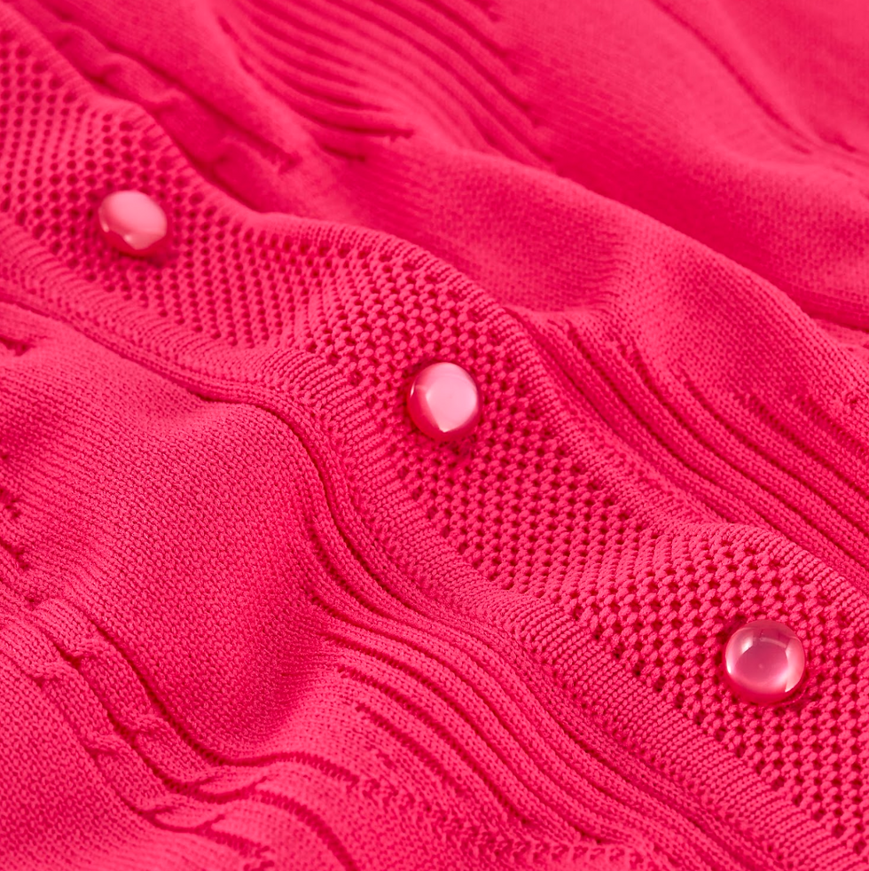 Thumbnail: JM50 John Mills Diamond Pattern Sweater-Magenta