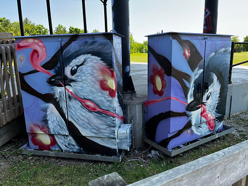 Woodbine Park Bandshell Mural (2023)