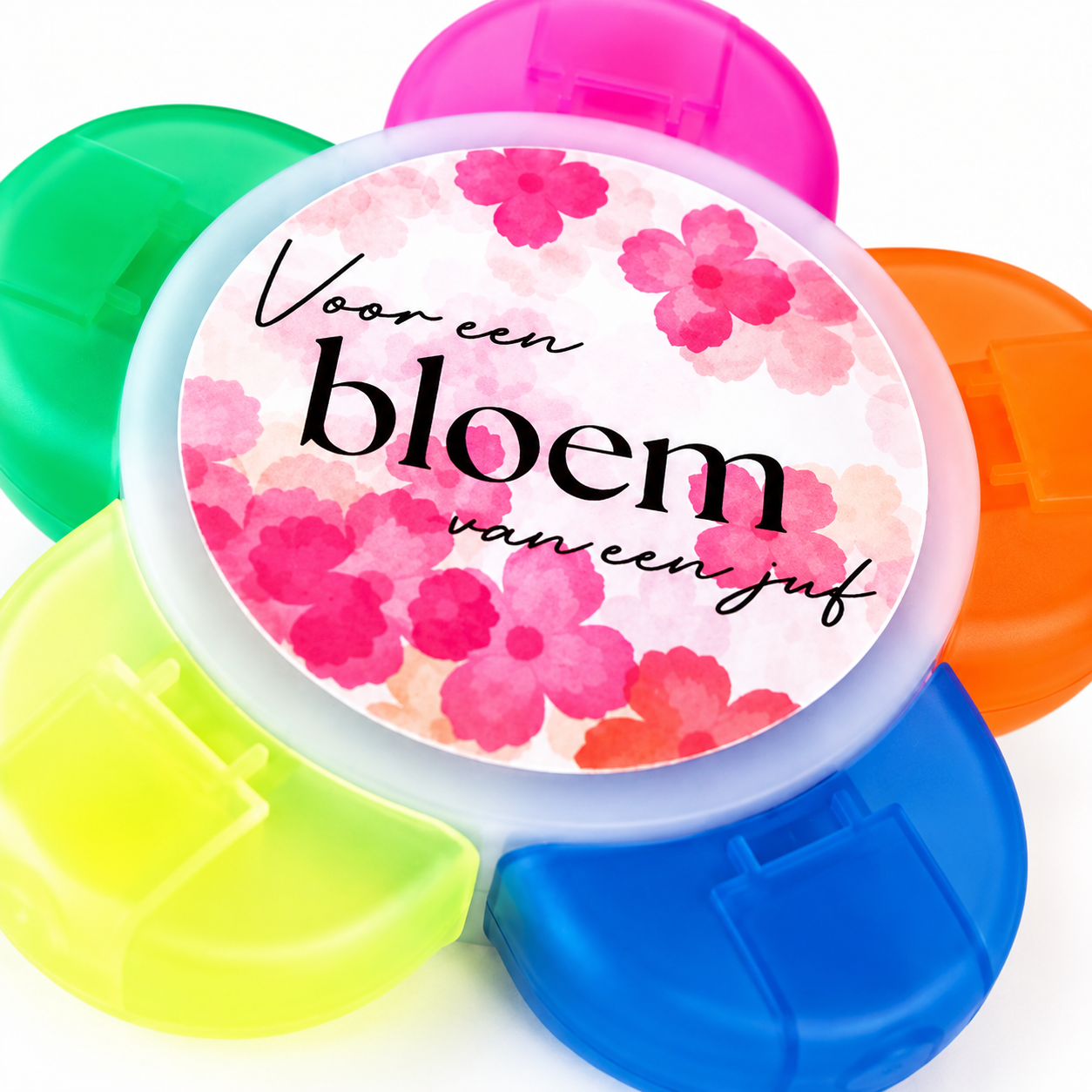 Markeerstift-Bloem: Voor een BLOEM van een juf!