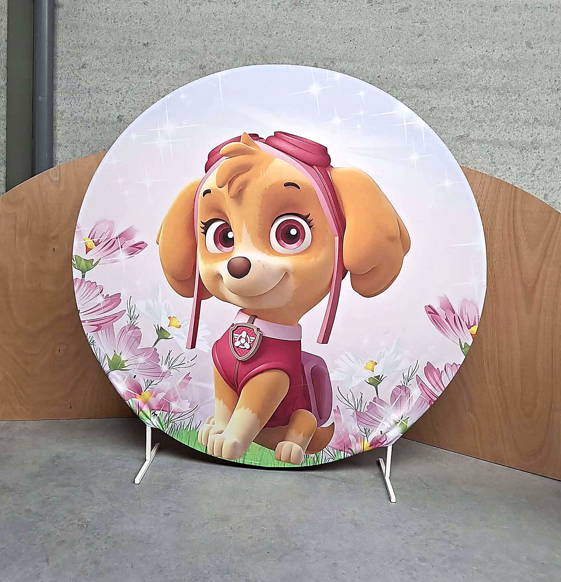 SKY van PAW PATROL doek - Cirkel van 2 Meter = Zonder ballonnen