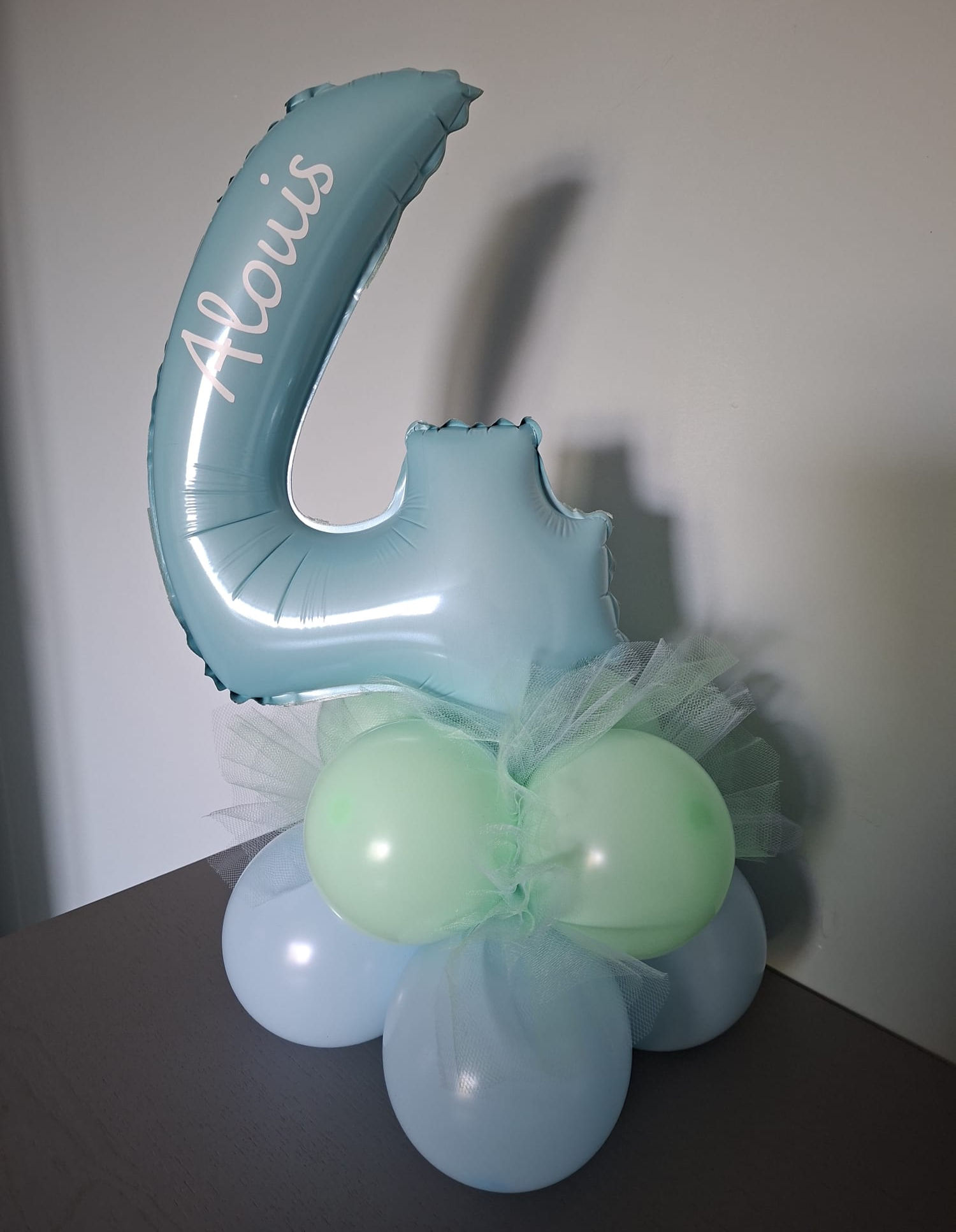 Cijferballon (Standaard) met naam!