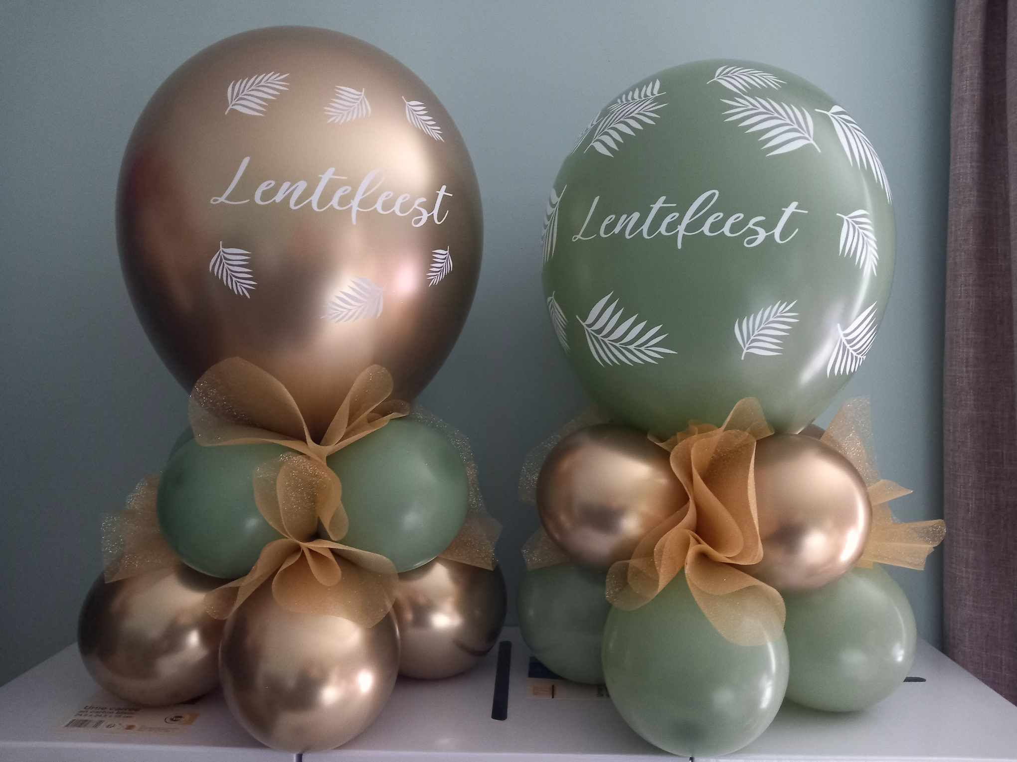 LENTEFEEST- GROOT: tafelstukje.