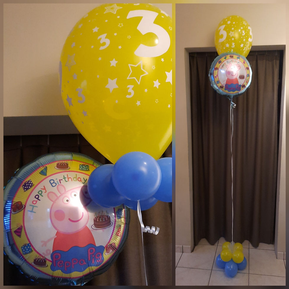 Thumbnail: Folieballon 45 cm + 1 Cijferballon