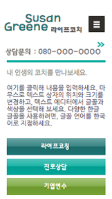 웰빙 카테고리 템플릿 – 성공인생 라이프 코치