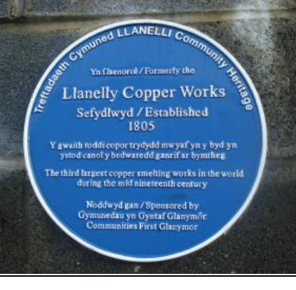 Copper plaque