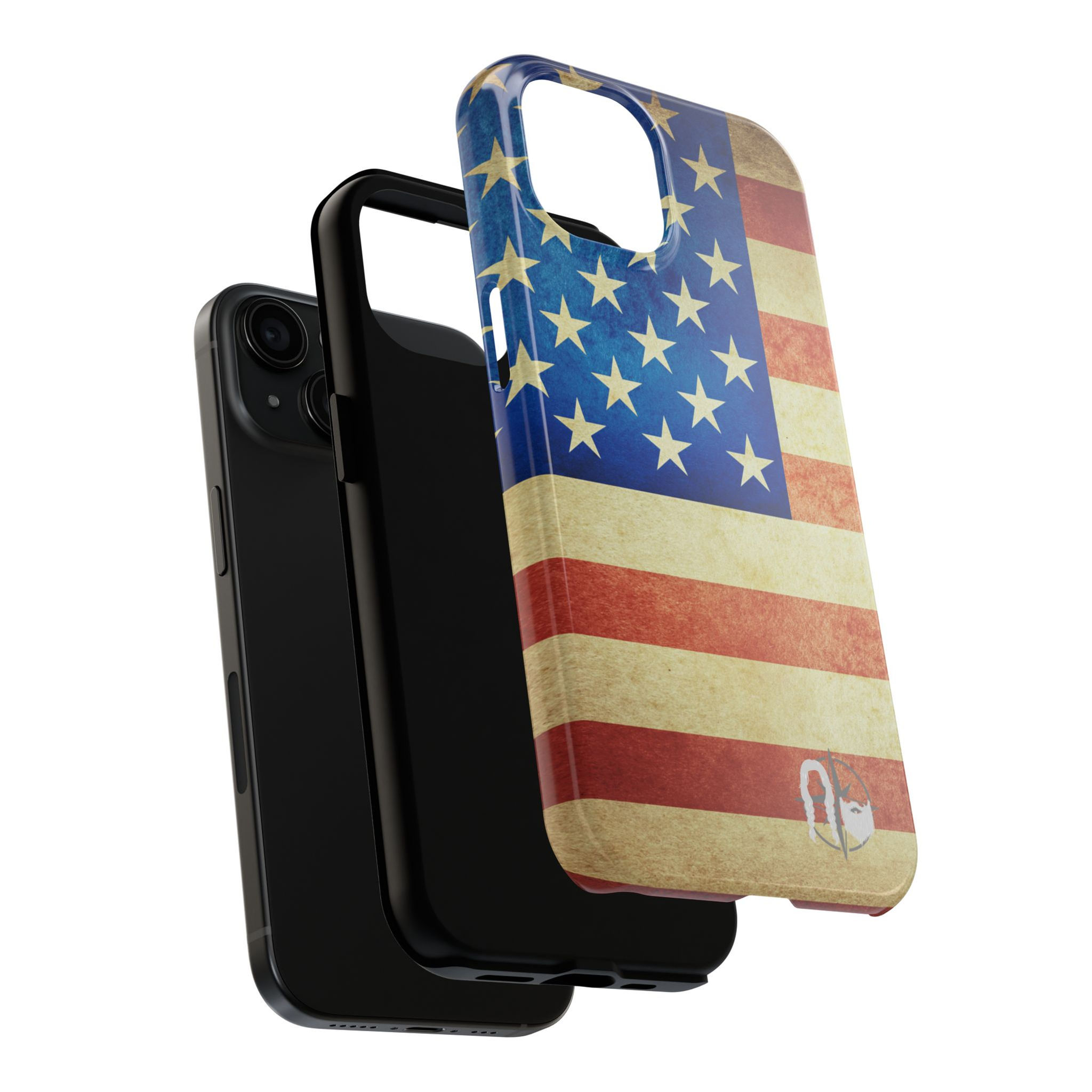 B&A American Flag Tough Phone Case
